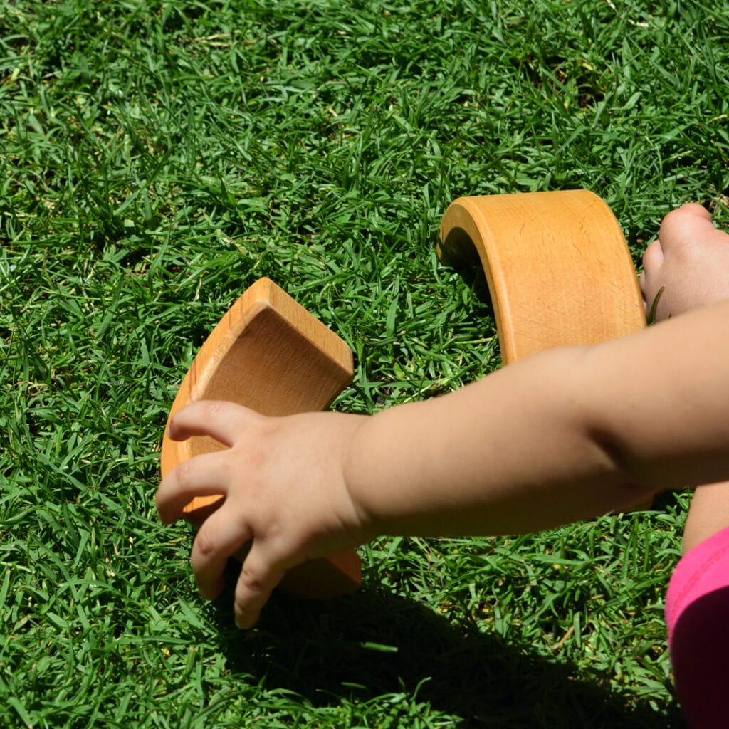 Curvy stacking blocks (12 pieces | Blank)